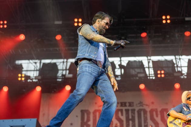 Konzert von The BossHoss auf dem Kunst!Rasen Bonn - 23.08.26 Alec VOELKL (Boss Burns) - Die Berliner Country-Rock-Band The BossHoss beim Open-Air-Live-Auftritt auf dem Kunst!Rasen Bonn. Bonn Gronau Nordrhein-Westfalen Deutschland *** The BossHoss concert at Kunst Rasen Bonn, August 23, 2026, Alec VOELKL, Boss Burns : The Berlin country rock band The BossHoss performing live at an open-air concert at Kunst Rasen Bonn, Bonn, Gronau, North Rhine-Westphalia, Germany Copyright: xMarcxJohnx