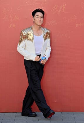 CHANGCHUN, CHINA - AUGUST 23: Actor singer Lin Yilun arrives at the red carpet for the opening of the 21st Changchun Film Festival on August 23, 2026 in Changchun, Jilin Province of China.  Copyright: xChinaxNewsxServicex 111661692623