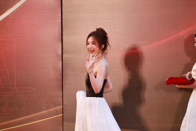 CHANGCHUN, CHINA - AUGUST 23: Actress Cai Wenjing arrives at the red carpet for the opening of the 21st Changchun Film Festival on August 23, 2026 in Changchun, Jilin Province of China.  Copyright: xVCGx 111661785249