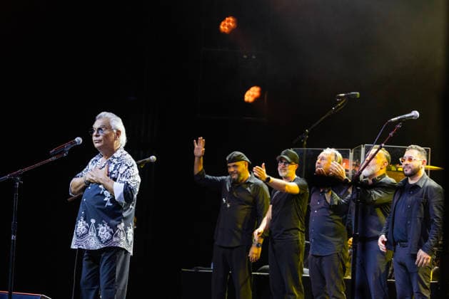 August 23, 2026, Vienna, Virginia, USA: Founder and lead singer Nicolas Reyes of the Gipsy Kings and his band perform their high-energy fusion of flamenco, rumba, salsa, and pop, featuring iconic songs, at the Filene Center at Wolf Trap in Vienna, Virginia, on Sunday, August 23, 2026. Vienna USA  - ZUMAkh2_ 20260823_znp_kh2_020 Copyright: xAlixKhalighx