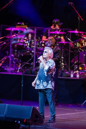 August 23, 2026, Vienna, Virginia, USA: Founder and lead singer Nicolas Reyes of the Gipsy Kings and his band perform their high-energy fusion of flamenco, rumba, salsa, and pop, featuring iconic songs, at the Filene Center at Wolf Trap in Vienna, Virginia, on Sunday, August 23, 2026. Vienna USA  - ZUMAkh2_ 20260823_znp_kh2_030 Copyright: xAlixKhalighx