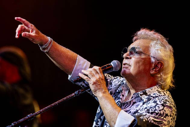 August 23, 2026, Vienna, Virginia, USA: Founder and lead singer Nicolas Reyes of the Gipsy Kings and his band perform their high-energy fusion of flamenco, rumba, salsa, and pop, featuring iconic songs, at the Filene Center at Wolf Trap in Vienna, Virginia, on Sunday, August 23, 2026. Vienna USA  - ZUMAkh2_ 20260823_znp_kh2_053 Copyright: xAlixKhalighx