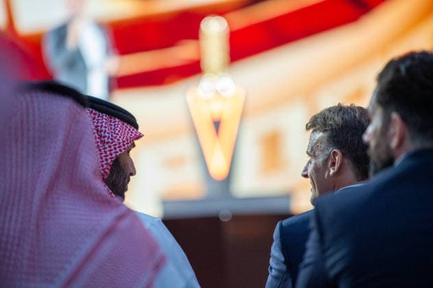 Macron And Mohammed Bin Salman At Esports World Cup Closing Ceremony - Paris French president Emmanuel Macron attends Esports World Cup final with Saudi Crown Prince Mohammed Bin Salman Al Saud, also known as MBS, at Grand Palais in Paris, France, on August 23, 2026. Photo by Balkis Press ABACAPRESS.COM Paris France  Copyright: xBalkisxPress ABACAx