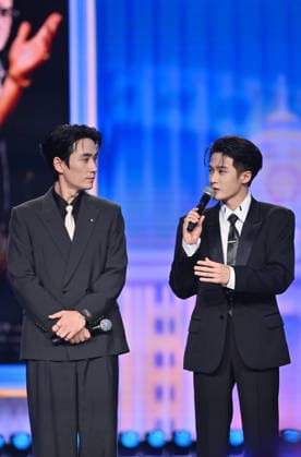 CHANGCHUN, CHINA - AUGUST 23: Actor Tan Jianci and actor Zhu Yilong attend the opening of the 21st Changchun Film Festival on August 23, 2026 in Changchun, Jilin Province of China.  Copyright: xChinaxNewsxServicex 111661706952