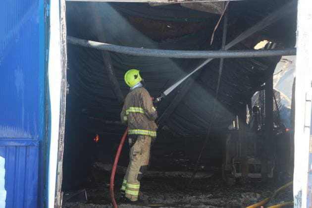 Five injured in Russian strikes on warehouse facilities in Ukraine s Odesa ODESA, UKRAINE - AUGUST 24: Emergency crews work at a warehouse facility damaged following a Russian strike in Odesa, Ukraine, on August 24, 2026. According to local authorities, five people were injured in strikes targeting warehouse facilities, with three hospitalized in moderate condition. Emergency crews continue to clear debris and deal with the aftermath of the attack at the affected sites. Arthur Shvits Anadolu Odessa Ukraine. Editorial use only. Please get in touch for any other usage.  Copyright: x2026xAnadoluxArthurxShvitsx