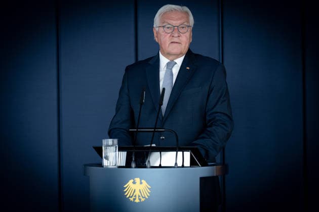 Schlüsselübergabe, temporärer Amtssitz, Bundespräsident, Frank-Walter Steinmeier Berlin, Amtssitz am Spreebogen, Ansprache, Schlüsselübergabe, temporärer Amtssitz, Bundespräsident, Frank-Walter Steinmeier Berlin Berlin GER *** Key handover, temporary official residence, Federal President, Frank-Walter Steinmeier, Berlin, official residence at the Spreebogen, speech, key handover, temporary official residence, Federal President, Frank-Walter Steinmeier, Berlin, Berlin, GER