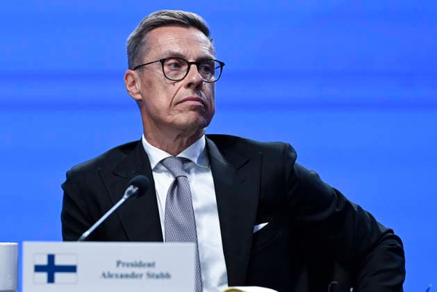 LKS 20260824 Finland s President Alexander Stubb during the joint press conference of the Coalition of the Willing Meeting in Kyiv, Ukraine on Ukraine’s 35th Independence Day, August 24, 2026. - ANTTI AIMO-KOIVISTO Kiova Ukraine  Copyright: xAnttixAimo-Koivistox iOU8wkbCyVY