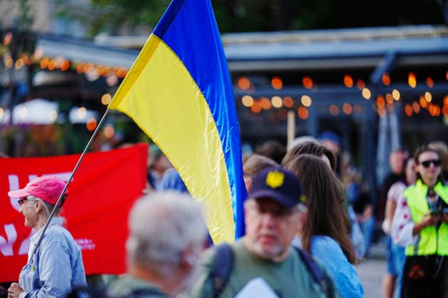 STOCKHOLM, SVERIGE 20260824 Ukrainas självständighetsdag firas med en manifestation pa Medborgarplatsen samt marsch till Sergels torg i Stockholm pa mandagen. STOCKHOLM SVERIGE x10658x *** STOCKHOLM, SWEDEN 20260824 Ukraine s Independence Day will be celebrated with a rally at Medborgarplatsen and a march to Sergels Torg in Stockholm on Monday STOCKHOLM SWEDEN x10658x  Copyright: xMagnusxLejhall TTx SKOLDAD FAGERSTA rPIGWjShq9Y