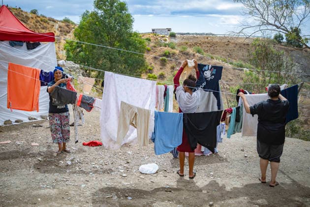 The NGO Accem is providing shelter to 1,100 migrants in Ceuta Migrants settled in Ceuta, as of August 24, 2026, in Ceuta, Spain. The NGO Accem is currently assisting 1,100 migrants at the Loma Margarita temporary shelter, in Ceuta, a facility managed by the organization that is currently at full capacity. In the autonomous city, the organization Engloba manages the Loma Colmenar center, which has an additional 700 beds. In total, there are 1,800 beds in the reception centers set up in the autonomous city following the mass influx on July 30. AUGUST 24, 2026 Ceuta Ceuta, Spain  Copyright: xMarcosxMorenox 7730320