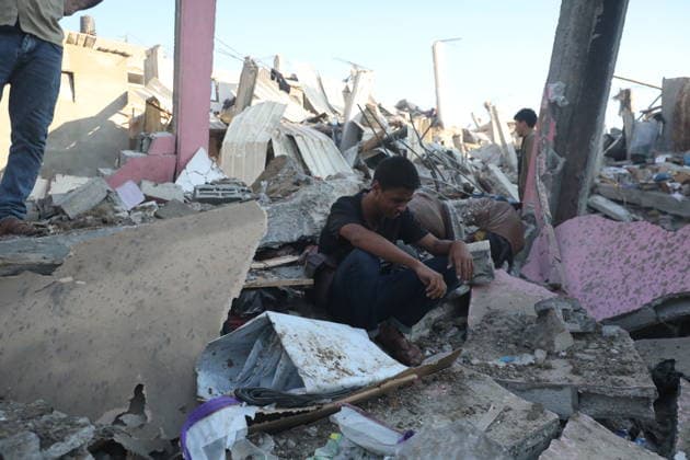 Israeli attacks continue in Gaza despite ceasefire BUREIJ, GAZA STRIP, PALESTINE - AUGUST 24: Search and rescue operations begin at the Bureij Refugee Camp following Israeli airstrikes targeting the area despite a ceasefire in Gaza, Palestine on August 24, 2026. Moiz Salhi Anadolu Bureij Gaza. Editorial use only. Please get in touch for any other usage.  Copyright: x2026xAnadoluxMoizxSalhix