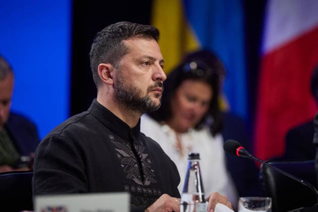 Coalition of the Willing Meeting, Kyiv, Ukraine, 24 August 2026 President of Ukraine Volodymyr Zelenskyy and European leaders participate in the Coalition of the Willing Meeting in Kyiv, Ukraine, 24 August 2026 as Ukraine celebrates its Independence Day, Credit:Office of the President of Ukraine B66 Avalon Ukraine, Kyiv  Copyright: xOfficexofxthexPresidentxofxUkrainex xB66x xAvalonx 1128251809