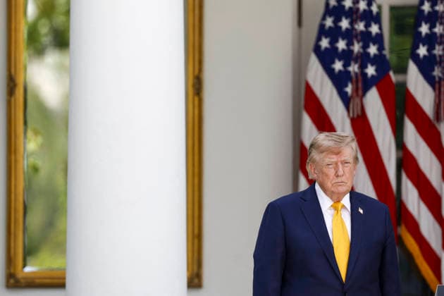 White House Coverage US President Donald Trump listens as Secretary of Education Linda McMahon delivers remarks during an education event in the Rose Garden of the White House in Washington DC, USA, 24 August 2026. President Trump and Secretary McMahon highlighted the administration’s school choice program as the new academic year begins. WASHINGTON DISTRICT OF COLUMBIA United States  Copyright: xPool ABACAx