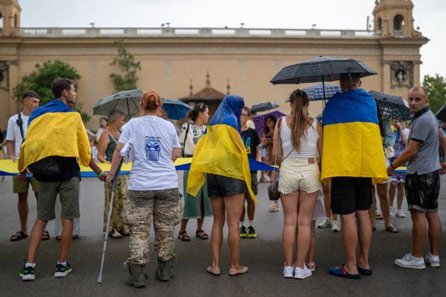 Josep Rull Closes the 35th Anniversary Celebration of Ukraine s Independence in Barcelona Event marking the 35th anniversary of Ukraine s independence, on August 24, 2026, in Barcelona, Catalonia, Spain. Rull participated in the ceremony commemorating the 35th anniversary of Ukraine’s independence, which was proclaimed on August 24, 1991, following the dissolution of the Soviet Union. The event featured a set by Ukrainian DJs and an exhibition of Ukrainian artisan products. AUGUST 24, 2026 Lorena Sopê Barcelona, Catalonia Barcelona, Catalonia, Spain  Copyright: xLorenaxSopÃªnax 7730685