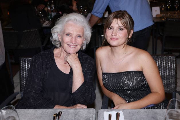 Exclusive - Angouleme Film Festival - Opening Diner Exclusive - Marie-Christine Barrault and Marine Delplace attends Opening Diner held at Louvel Restaurant as part of the 19th Angouleme Film Festival in Angouleme, August 24, 2026, France. Photo by Jerome Domine ABACAPRESS.COM Angouleme France  Copyright: xDominexJerome ABACAx