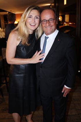 Exclusive - Angouleme Film Festival - Opening Diner Exclusive - Julie Gayet and Francois Hollande attends Opening Diner held at Louvel Restaurant as part of the 19th Angouleme Film Festival in Angouleme, August 24, 2026, France. Photo by Jerome Domine ABACAPRESS.COM Angouleme France  Copyright: xDominexJerome ABACAx