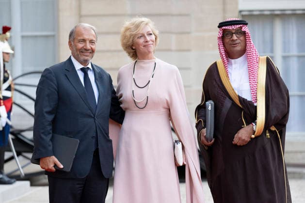 President Macron Welcomes Saudi Crown Prince Mbs For An Official Dinner - Paris Anne-Claire Legendre, President of the Institut du monde arabe (IMA) arrives to attend an official dinner in honour of Saudi Crown Prince Mohammed bin Salman at the Elysee Palace in Paris, France, August 24, 2026. Photo by Eliot Blondet ABACAPRESS.COM Paris France France  Copyright: xBlondetxEliot ABACAx
