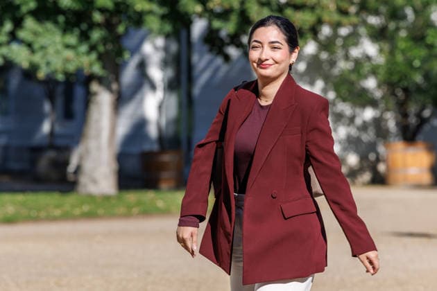 Kabinettsklausur Reem Alabali-Radovan (SPD), Bundesministerin fuer Wirtschaftliche Zusammenarbeit und Entwicklung, bei einer Kabinettsklausur am 25.08.26 in der Schloss Neuhardenberg in Brandenburg. Brandenburg Deutschland Schloss Neuhardenberg *** Cabinet Retreat: Reem Alabali Radovan (SPD), Federal Minister for Economic Cooperation and Development, at a cabinet retreat on August 25, 2026, at Neuhardenberg Castle in Brandenburg, Germany; Neuhardenberg Castle