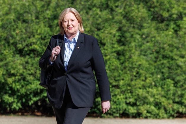 Kabinettsklausur Baerbel Bas (SPD), Bundesministerin fuer Arbeit und Soziales, bei einer Kabinettsklausur am 25.08.26 in der Schloss Neuhardenberg in Brandenburg. Brandenburg Deutschland Schloss Neuhardenberg *** Cabinet Retreat: Baerbel Bas (SPD), Federal Minister of Labor and Social Affairs, at a cabinet retreat on August 25, 2026, at Neuhardenberg Castle in Brandenburg, Germany; Neuhardenberg Castle