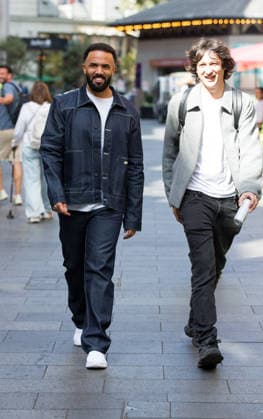 Craig David seen leaving Global Radio in a Disc Raw Denin Jacket and denim jeans with white Loafers after being on the Breakfast show Where: London, United Kingdom When: 25 Aug 2026 Credit: Richard Lincoln Cover Images EDITORIAL USE ONLY. NOT FOR USE BY NEWSPAPERS BASED IN THE UK. Copyright: xx coverimg55943953