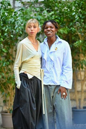 19th Angouleme French-Speaking Film Festival - Day 2 FC Ornella Pacchioni and Francesca Amewudah attends the Mourir, Vivre, Aimee Photocall during Day Two of the 19th Angouleme French-Speaking Film Festival on August 25, 2026 in Angouleme, France. Photo by Franck Castel ABACAPRESS.COM Angouleme  Copyright: xCastelxFranck ABACAx