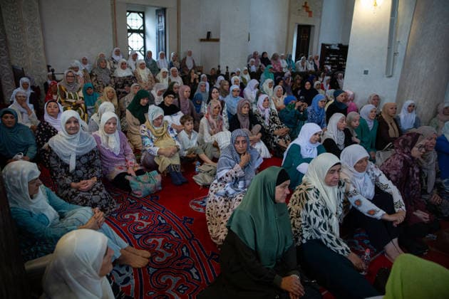 Mawlid al-Nabi in Sarajevo SARAJEVO, BOSNIA AND HERZEGOVINA - AUGUST 25: Muslims attend a Mawlid al-Nabi program at the historic Gazi Husrev-beg Mosque in Sarajevo, Bosnia and Herzegovina on August 25, 2026. Denis Zuberi Anadolu Sarajevo Bosnia and Herzegovina. Editorial use only. Please get in touch for any other usage.  Copyright: x2026xAnadoluxDenisxZuberix