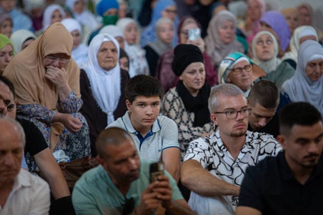 Mawlid al-Nabi in Sarajevo SARAJEVO, BOSNIA AND HERZEGOVINA - AUGUST 25: Muslims attend a Mawlid al-Nabi program at the historic Gazi Husrev-beg Mosque in Sarajevo, Bosnia and Herzegovina on August 25, 2026. Denis Zuberi Anadolu Sarajevo Bosnia and Herzegovina. Editorial use only. Please get in touch for any other usage.  Copyright: x2026xAnadoluxDenisxZuberix