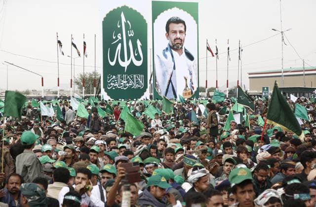 Mawlid al-Nabi in Yemen SANAA, YEMEN - AUGUST 25: Tens of thousands Muslims gathered at Al-Sabeen Square for a celebration marking Mawlid al-Nabi, commemorating the birth of Prophet Muhammad in Sanaa, Yemen on August 25, 2026. Attendees listened to a speech by Houthi leader Abdul-Malik al-Houthi on large screens. Mohammed Hamoud Anadolu Sanaa Yemen. Editorial use only. Please get in touch for any other usage.  Copyright: x2026xAnadoluxMohammedxHamoudx