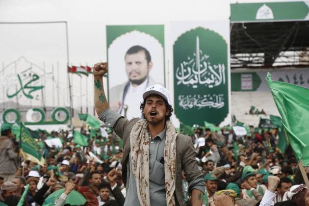 Mawlid al-Nabi in Yemen SANAA, YEMEN - AUGUST 25: Tens of thousands Muslims gathered at Al-Sabeen Square for a celebration marking Mawlid al-Nabi, commemorating the birth of Prophet Muhammad in Sanaa, Yemen on August 25, 2026. Attendees listened to a speech by Houthi leader Abdul-Malik al-Houthi on large screens. Mohammed Hamoud Anadolu Sanaa Yemen. Editorial use only. Please get in touch for any other usage.  Copyright: x2026xAnadoluxMohammedxHamoudx