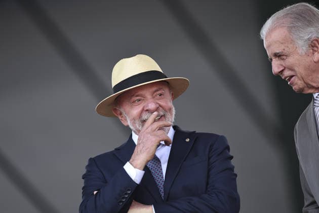 Soldier s Day ceremony in Brasilia BRASILIA, BRAZIL - AUGUST 25: Brazil s President Luiz Inacio Lula da Silva reacts while attending a Soldier s Day ceremony in Brasilia, Brazil August 25, 2026. Mateus Bonomi Anadolu Brasilia Brazil. Editorial use only. Please get in touch for any other usage.  Copyright: x2026xAnadoluxMateusxBonomix