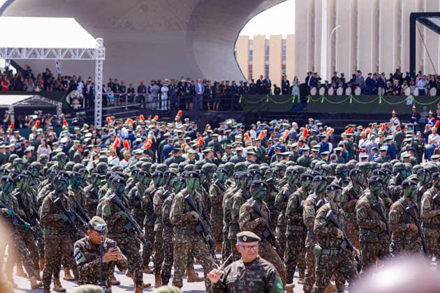 BRASiLIA, DF - 25.08.2026: CERIMÃ NIA DO DIA DO SOLDADO - Soldier& 39;s Day ceremony, which took place this Tuesday (August 25th) in the Urban Military Sector of the Federal District (SMU DF) x3004246x  JoaoxPedroxCarvalho