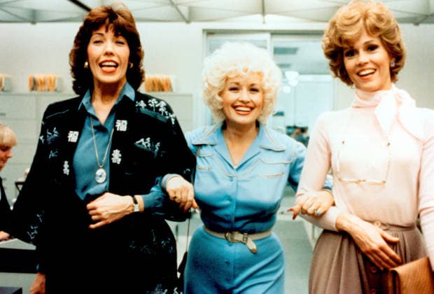 9 to 5 010509 **FILE PHOTOS** Lily Tomlin, Dolly Parton, Jane Fonda Nine to Five (1980) Directed by Colin Higgins Featuring: Lily Tomlin, Dolly Parton, Jane Fonda When: 30 Apr 1980 Credit: WENN.com **WENN does not claim any ownership including but not limited to Copyright or License in the attached material. Fees charged by WENN are for WENN s services only, and do not, nor are they intended to, convey to the user any ownership of Copyright or License in the material. By publishing this material you expressly agree to indemnify and to hold WENN and its directors, shareholders and employees harmless from any loss, claims, damages, demands, expenses (including legal fees), or any causes of action or allegation against WENN arising out of o Copyright: xSuppliedxbyxWENN.comx wenn2398126 PF1x wenn2398126
