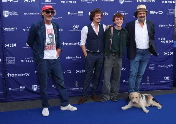 Festival du Film Francophone d AngouleÌ‚me 2026 - jour 2 Philippe Rebbot, Josef Mlekuz, Manolo Mlekuz et Mathias Mlekuz Festival du Film Francophone d AngouleÌ‚me 2026, le 25 aoÃ»t 2026.  Copyright: xFabricexChasseryx