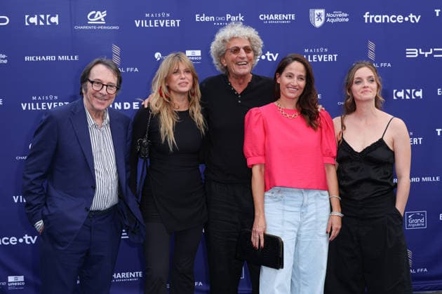 Festival du Film Francophone d AngouleÌ‚me 2026 - jour 2 Jean-Hugues Anglade, Julia de Nunez, Ellie Chouraqui, Marie Gillain et Fantine Guyot Festival du Film Francophone d AngouleÌ‚me 2026, le 25 aoÃ»t 2026.  Copyright: xFabricexChasseryx