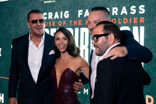 Rise Of The Footsoldier: Retribution UK Premiere - Arrivals Craig Fairbrass, Vanessa Bauer, Andrew Loveday and Nick Nevern attend the Rise Of The Footsoldier: Retribution UK Premiere at Cineworld Leicester Square on August 25, 2026 in London, England., Credit:Lounis Tiar Avalon United Kingdom, London, Cineworld Leicester Square  Copyright: xLounisxTiarx xAvalonx 1128480246