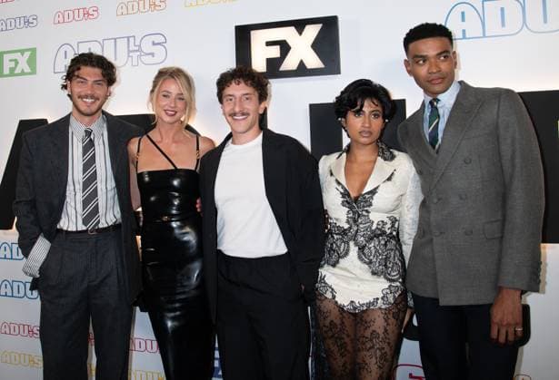 F X Adults S2 Screening in NYC F X Adults S2 Screening in NYC, Metrograph Theater, NY. 25 Aug 2026 Pictured: Jack Innanen, Lucy Freyer, Malik Elassal, Amita Rao, Owen Thiele.  Copyright: xThexMegaxAgencyxMayer xMEGAx