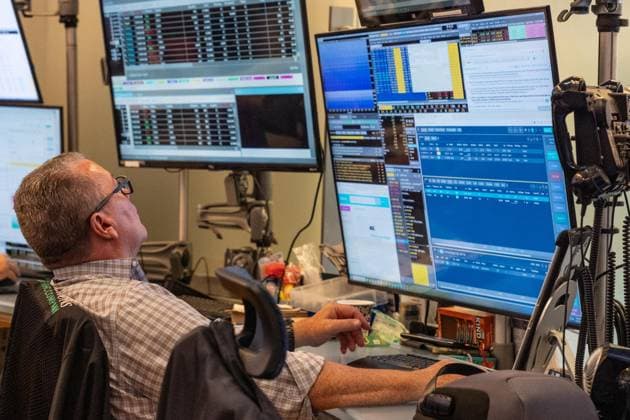 August 25, 2026, New York, New York, USA: A trader works on the trading floor of the New York Stock Exchange (NYSE) in New York, NY on August 25, 2026 New York USA - ZUMAr339 20260825_znp_r339_016 Copyright: xLevxRadinx