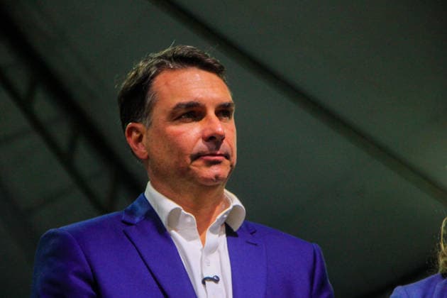 MACEIo, AL - 25.08.2026: FLaVIO BOLSONARO EM MACEIo - On Tuesday night (25) candidate Flavio Bolsonaro, Alfredo Gaspar, Arthur Lira were at the Assembly of God headquarters in the Farol neighborhood, for the convention of the 111th anniversary of the Assembly of God in Alagoas, with this agenda the candidate ended his day in the capital of Alagoas x3004743x  GUIDOxJR.