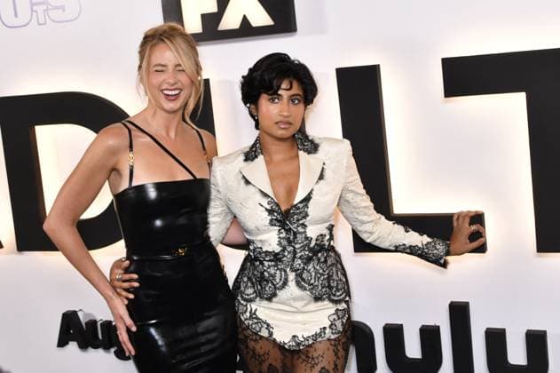 FX s Adults Season 2 Premiere NEW YORK, NY - AUGUST 25: Owen Thiele at FX’s Adults Season 2 Premiere at Metrograph in New York City on August 25, 2026. Credit: John Fycke AdMedia. 25 Aug 2026 Pictured: Lucy Freyer and Amita Rao.  Copyright: xThexMegaxAgencyxJohnxFycke AdMediax xMEGAx