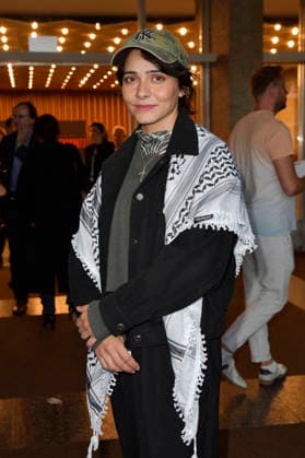 Pegah Ferydoni at the special screening of the film *Staatsschutz* at the Kino International in Berlin, August 25, 2026 Foto:xM.xBehrensx xFuturexImagex staatsschutz_6834