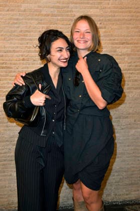 Nairi Hadodo and Devrim Lingnau at the special screening of the film *Staatsschutz* at Kino International in Berlin, August 25, 2026 Foto:xM.xBehrensx xFuturexImagex staatsschutz_6836