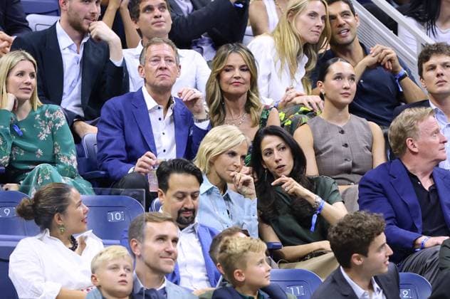 VIPs At US Open 2026 - NYC Savannah Guthrie with her husband Michael Feldman, Tory Burch and Huma Abedin attend the Roger Federer special night at the US Open 2026 in New York, NY on August 25, 2026. Photo by Charles Guerin ABACAPRESS.COM New York City NY United States  Copyright: xGuerinxCharles ABACAx