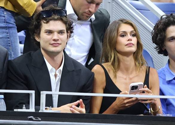 Kaia Gerber and Homer Gere At US Open 2026 - NYC Kaia Gerber and Homer Gere attend the Roger Federer special night at the US Open 2026 in New York, NY on August 25, 2026. Photo by Charles Guerin ABACAPRESS.COM New York City NY United Arab Emirates  Copyright: xGuerinxCharles ABACAx