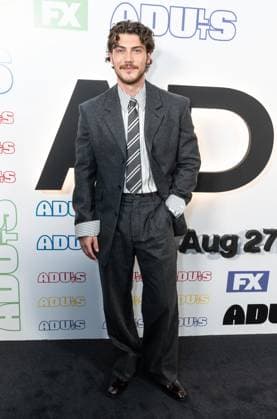 August 25, 2026, Bronx, New York, USA: Jack Innanen wearing suit, shirt and tie by Yves Saint Laurent attends premiere of Adults Season 2 by FX at Metrograph in New York, NY on August 25, 2026. Bronx USA - ZUMAr339 20260825_znp_r339_045 Copyright: xLevxRadinx