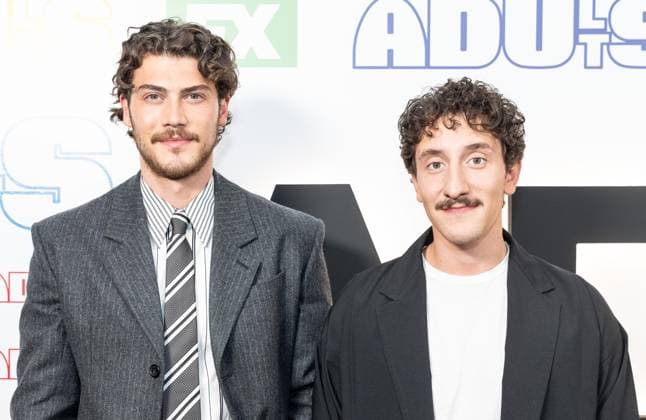 August 25, 2026, Bronx, New York, USA: Jack Innanen and Malik Elassal attend premiere of Adults Season 2 by FX at Metrograph in New York, NY on August 25, 2026. Bronx USA - ZUMAr339 20260825_znp_r339_056 Copyright: xLevxRadinx