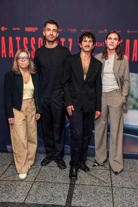 ABB STAATSCHUTZ : Mohammad Mehdi Zahedi, Faraz Shariat, and Laura Lippmann to attend special screenings of the film Staatsschutz at Kino International on August 25, 2026, in Berlin, Germany
