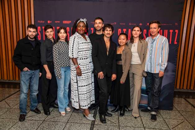 ABB STAATSCHUTZ Ali Reza Ahmadi, Sebastian Urzendowsky, Kathrin Angerer, Mercy Dorcas Otieno, Faraz Shariat, Chen Emilie Yan, Laura Lippmann, and Arnd Klawitter to attend special screenings of the Kino Film *Staatsschutz* at Kino International on August 25, 2026, in Berlin, Germany