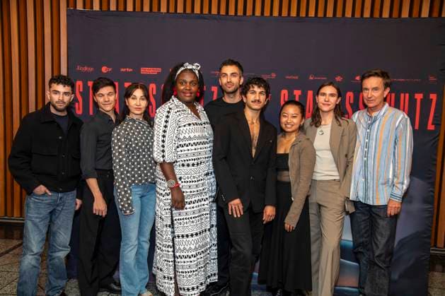 ABB STAATSCHUTZ Ali Reza Ahmadi, Sebastian Urzendowsky, Kathrin Angerer, Mercy Dorcas Otieno, Faraz Shariat, Chen Emilie Yan, Laura Lippmann, and Arnd Klawitter to attend special screenings of the Kino Film *Staatsschutz* at Kino International on August 25, 2026, in Berlin, Germany