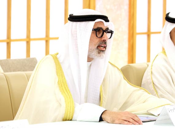 August 26, 2026, Tokyo, Japan - Kuwaiti Foreign Minister Sheikh Jarrah Jaber Al-Ahmed Al-Sabah talks to his Japanese counterpart Toshimitsu Motegi at Motegi s officeand in Tokyo on Wednesday, August 26, 2026. (photo by Yoshio Tsunoda AFLO)  aflo_343057164