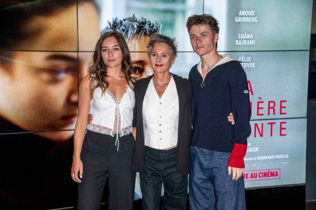 RECORD DATE NOT STATED La Derniere Patiente Photocall - Paris Luàna Bajrami, Anouk Grinberg and Felix Lefebvre attend the La Dernière Patiente Photocall at UGC Cine Cite des Halles on August 25, 2026 in Paris, France. Photo by Shootpix ABACAPRESS.COM Paris France  Copyright: xShootpix ABACAx