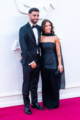 PFA Awards 2026 Arrivals Sports personalities and celebrities arrive at the Opera House in Manchester ahead of the PFA Awards 2026 Featuring: Bruno Fernandez, Ana Pinho Where: Manchester, United Kingdom When: 25 Aug 2026 Credit: Graham Finney WENN Manchester United Kingdom Copyright: xWENNx wenn41604438 x wenn41604438